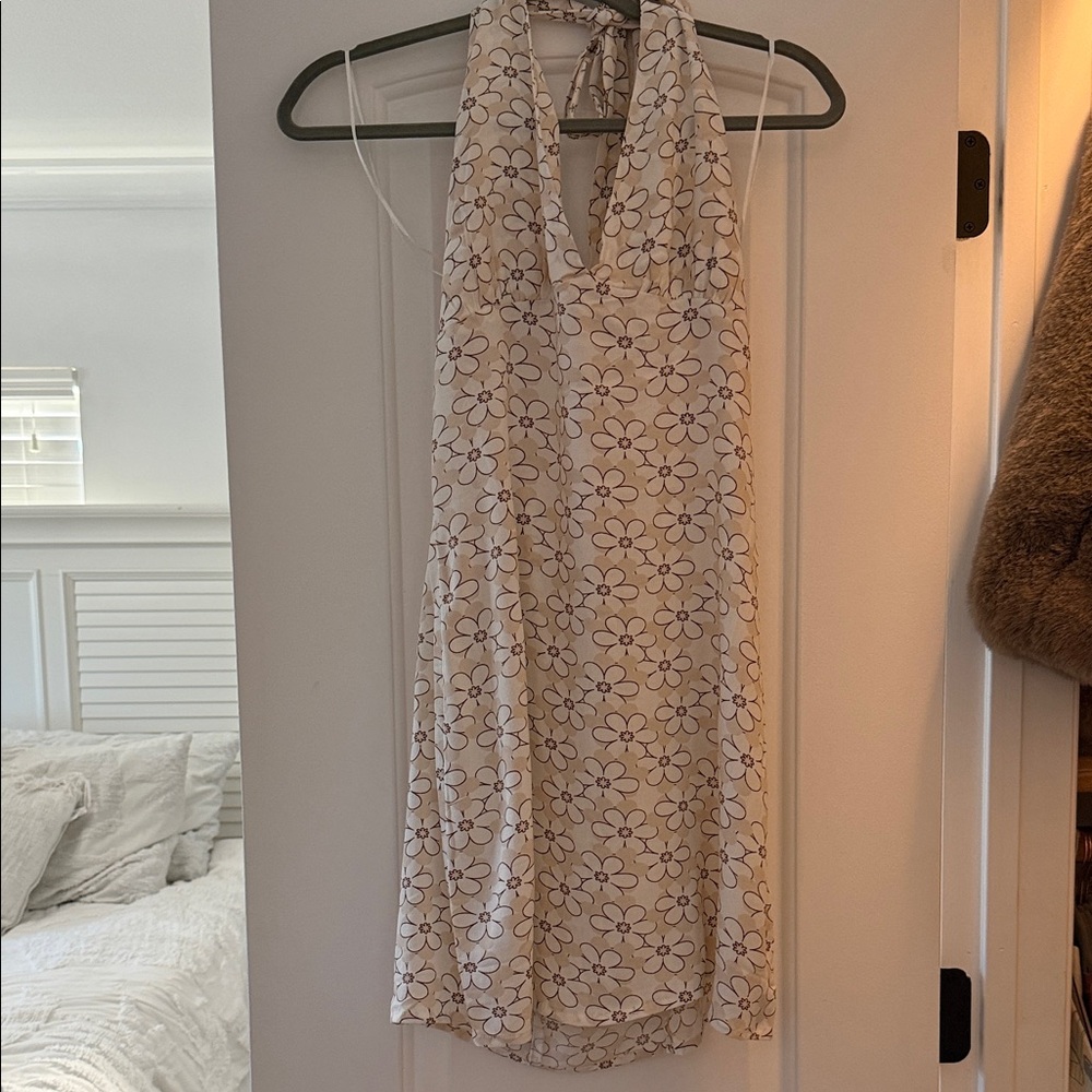 Roxy White Floral Mini Dress